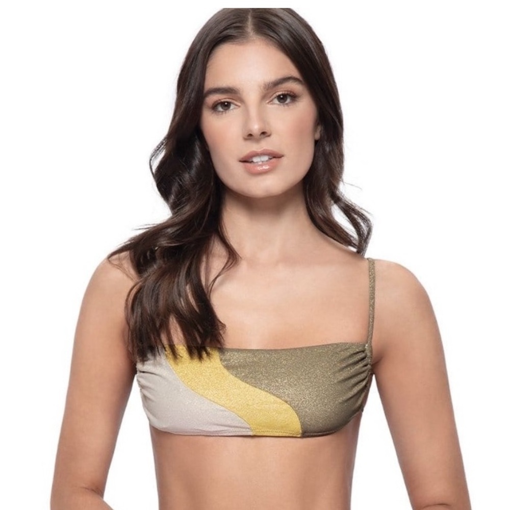 PQ Swim Haven Luna Wave‎ Top and Euphoria Bottoms Size L